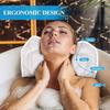Bath Pillow Bathtub Pillow Headrest Relaxing Bath Accessories Soft Bathtub Cushion for Support Head, Back, Shoulder and Neck, White(White) view 3