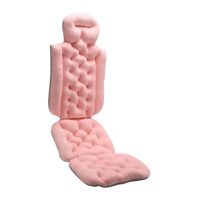 Bath Pillow Adult Bathing Mat Bathtub Accessories Bath Tub Pillow Breathable Folding Full Body Bath Pillow Head Rest Pillow, Pink(Pink)