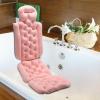 Bath Pillow Adult Bathing Mat Bathtub Accessories Bath Tub Pillow Breathable Folding Full Body Bath Pillow Head Rest Pillow, Pink(Pink) view 2