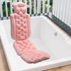 Bath Pillow Adult Bathing Mat Bathtub Accessories Bath Tub Pillow Breathable Folding Full Body Bath Pillow Head Rest Pillow, Pink(Pink) view 4
