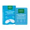 Mario Badescu 2-in-1 Deep Cleansing Pore Strip, Dual Action Foaming Cleanser and AHA Exfoliators Patches for Nose, Chin and Forehead, Removes Whiteheads, Blackheads and Sebum, 6 Pack view 1