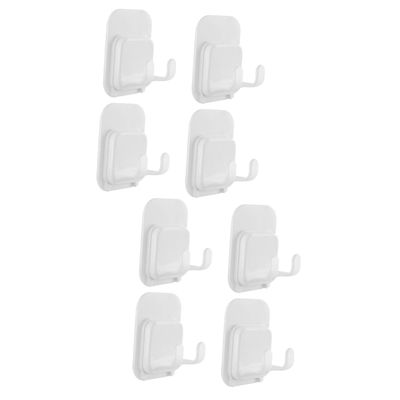DOITOOL 8pcs Razor Holder for Shower Wall Adhesive Shaver Hook Organizer Stick Hooks