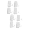 DOITOOL 8pcs Razor Holder for Shower Wall Adhesive Shaver Hook Organizer Stick Hooks view 1