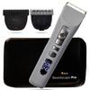 Brio Beardscape V1 Gray Bundled with Zero Blade, Body Blade & Pro Travel Case, Featuring Adjustable Ceramic Blade & Length Guards, a Complete Kit for All Your Grooming Needs view 1