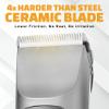 Brio Beardscape V1 Gray Bundled with Zero Blade, Body Blade & Pro Travel Case, Featuring Adjustable Ceramic Blade & Length Guards, a Complete Kit for All Your Grooming Needs view 3