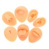 NOLITOY Diverse Silicone Body Parts Models Ears Nose Mouth Tongue Realistic Training Tool for Beauty Salons and Home Use view 1