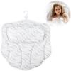 Bath Pillow Bathtub Pillow Headrest Relaxing Bath Accessories Soft Bathtub Cushion for Support Head, Back, Shoulder and Neck, White(Gray Stripes) view 1
