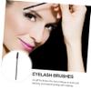 Baluue 50pcs Plastic Handle Nylon Bristles Eyelash Disposable Lash Curler Makeup Spoolies Eyebrow Comb for Daily Eye Makeup view 2