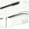 Baluue 50pcs Plastic Handle Nylon Bristles Eyelash Disposable Lash Curler Makeup Spoolies Eyebrow Comb for Daily Eye Makeup view 4