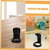 OHPHCALL 2pcs Portable Beard Grooming Holder Sturdy Plastic Shaving Brush Stand for Easy Drying and Organization Versatile Desktop Shaving Tool for Travel and Home Use view 3