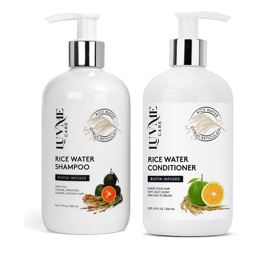 Luv Me Care Rice Water Shampoo and Conditioner