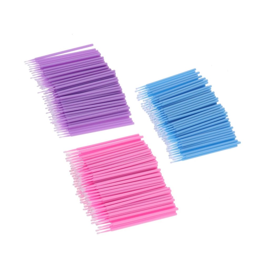 NinthAvenue Basics 300pcs Set of Lash Extension Cotton Swabs Applicator Brush Non-linting for