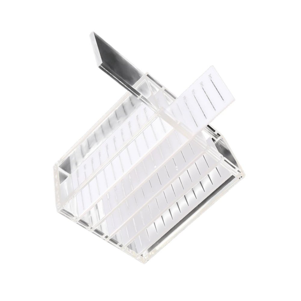 TOVINANNA Acrylic Eyelash Storage Box Drawer Design Organizer for Eyelash Extensions Multi Display Rack Scale for Beauty Salon and Lash Tech