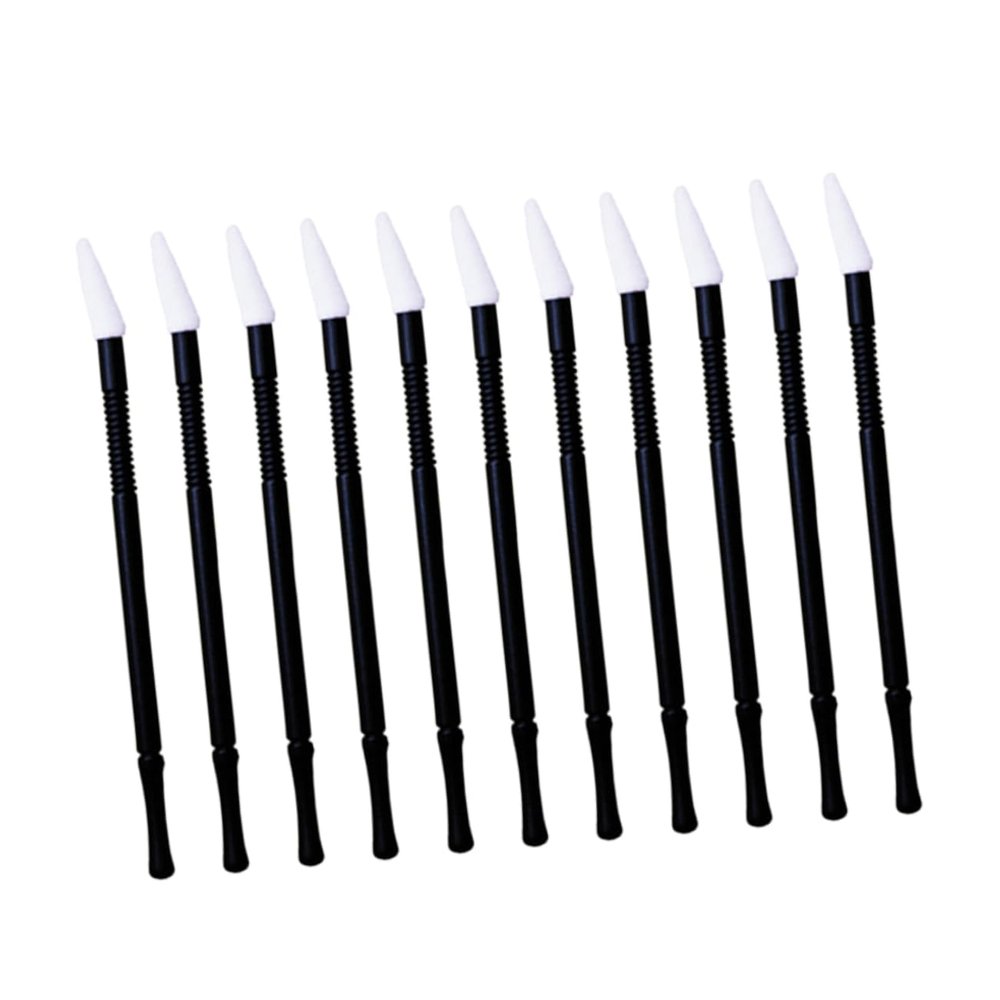 ARTSEWPLY 100pcs Creative Disposable Lip Plastic Lip Brush Applicators Easy to Use Carry
