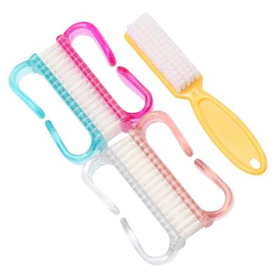 ARTSEWPLY Nail Brush Manicure Tools Ox Horn Straight Brush for Nail Art Cleaning Dust Removal