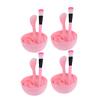 ARTSEWPLY 4sets Skincare Diy Mask Bowl Tool Kit Facial Mask Bowl Brush Bottle Measuring Cover for Ladies view 1