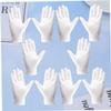 Angoily 5 Double Pack of Comfortable Stretch Gloves Made for Jewelry Inspection Gentle on Hands White for Shop Use view 2