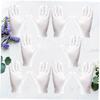 Angoily 5 Double Pack of Comfortable Stretch Gloves Made for Jewelry Inspection Gentle on Hands White for Shop Use view 4