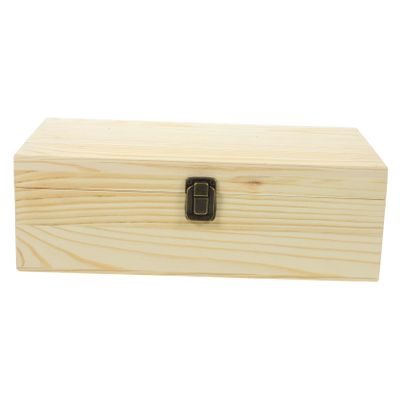 ARTSEWPLY 32holes Wooden Essential Oil Storage Case Compartment Portable Organizer for Travel Handcrafted Pine Essential Oil Box for Display and Travel Use