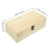 ARTSEWPLY 32holes Wooden Essential Oil Storage Case Compartment Portable Organizer for Travel Handcrafted Pine Essential Oil Box for Display and Travel Use view 2