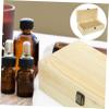 ARTSEWPLY 32holes Wooden Essential Oil Storage Case Compartment Portable Organizer for Travel Handcrafted Pine Essential Oil Box for Display and Travel Use view 3