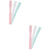 Didiseaon 6pcs Threadless Hair Removal for Women Eyebrow Kit Razor and Shaper for Makeup and Daily Use view 1