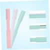Didiseaon 6pcs Threadless Hair Removal for Women Eyebrow Kit Razor and Shaper for Makeup and Daily Use view 3
