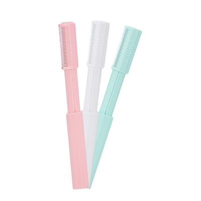 Didiseaon 3pcs Eyebrow Razor Precision Blades for Hair Removal Safety Razor for Eyebrows Comb for Shaping