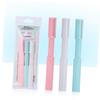 Didiseaon 3pcs Eyebrow Razor Precision Blades for Hair Removal Safety Razor for Eyebrows Comb for Shaping view 4
