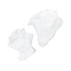 ARTSEWPLY 500pcs Foot Transparent Plastic Gloves for Comfortable Fit Hand Masks Foot view 1