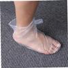 ARTSEWPLY 500pcs Foot Transparent Plastic Gloves for Comfortable Fit Hand Masks Foot view 3