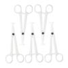 NinthAvenue Basics 5pcs Diagonal Pliers Piercing Needles and Clamp Tongue Clamp Needle Wrench White view 1