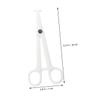 NinthAvenue Basics 5pcs Diagonal Pliers Piercing Needles and Clamp Tongue Clamp Needle Wrench White view 2