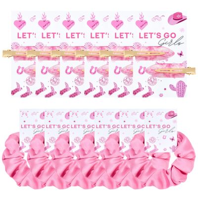 12 PCS Bridesmaid Proposal Gifts Bridesmaid Hair Clips Bridesmaid Scrunchies Bridal Shower Gifts Silk Satin Soft Hair Accessories Bridesmaid Wedding Favor Women Girls