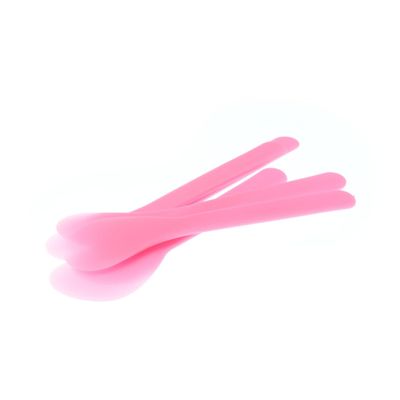 ARTSEWPLY 100pcs Facial Makeup Spatula Tool Plastic Handle Cosmetic Stick for Diy Beauty