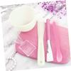ARTSEWPLY 100pcs Facial Makeup Spatula Tool Plastic Handle Cosmetic Stick for Diy Beauty view 3