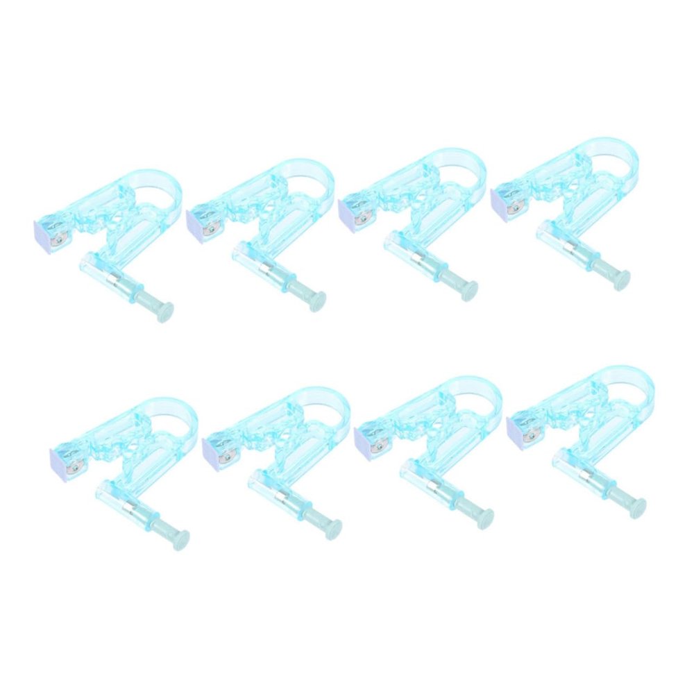 Healvian 8pcs Disposable Ear Piercers Low-pain Portable Piercing Tools for Home and Convenient and Use Ear Piercing Devices