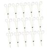 LOORGVEL 25pcs Body Piercing Kit Plastic Piercing Pliers Diagonal Disposable Professional Clamps Health-friendly Easy view 1