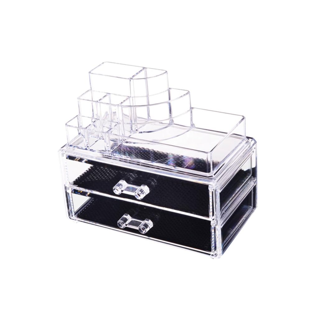 ARTSEWPLY 3-tier Drawer Makeup Organizer Cosmetic Palette Organizer Skincare Shelf