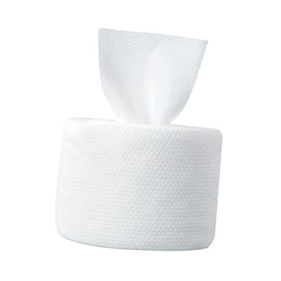 ARTSEWPLY Cotton Disposable Face Washing Towels 2 Rolls Thick Pearl Pattern Wet and Dry Use for Travel and Daily Skincare