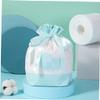 ARTSEWPLY Cotton Disposable Face Washing Towels 2 Rolls Thick Pearl Pattern Wet and Dry Use for Travel and Daily Skincare view 3