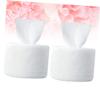 ARTSEWPLY Cotton Disposable Face Washing Towels 2 Rolls Thick Pearl Pattern Wet and Dry Use for Travel and Daily Skincare view 4