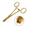 Piercing Pliers Dermal Tweezers Piercing Tool Piercing Zange Dermal Anchors Tweezers Suitable for Various Body(Gold) view 1