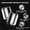 2025 New Model Mini Dual-Head Electric Shaver,Mini Dual-Head Portable Electric Shaver USB Rechargeable Waterproof Shaver,for Home Car Travel(Silver) view 3