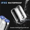 2025 New Model Mini Dual-Head Electric Shaver,Mini Dual-Head Portable Electric Shaver USB Rechargeable Waterproof Shaver,for Home Car Travel(Silver) view 4