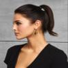 12" Simply Straight Ponytail Color R6/30H Chocolate Copper - Wrap-Around Hook-and-Loop Attachment Pony Hairdo Tru2Life 100% Heat Friendly Synthetic Braid or Curly Updo Hairpiece Cola de Caballo view 4