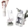 Aprilous Electric Makeup Brush Cleaner Bundle with Tea Tree Oil Cleaner 6.76 fl.oz & Silicone Mat view 1