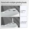 Automatic Electric Nail Clipper, Electric Nail Trimmer, Electric Toenail Clippers for Seniors, Electric Polishing Automatic Nail Clippers, Multifunction Nail Grinder (Grey) view 4