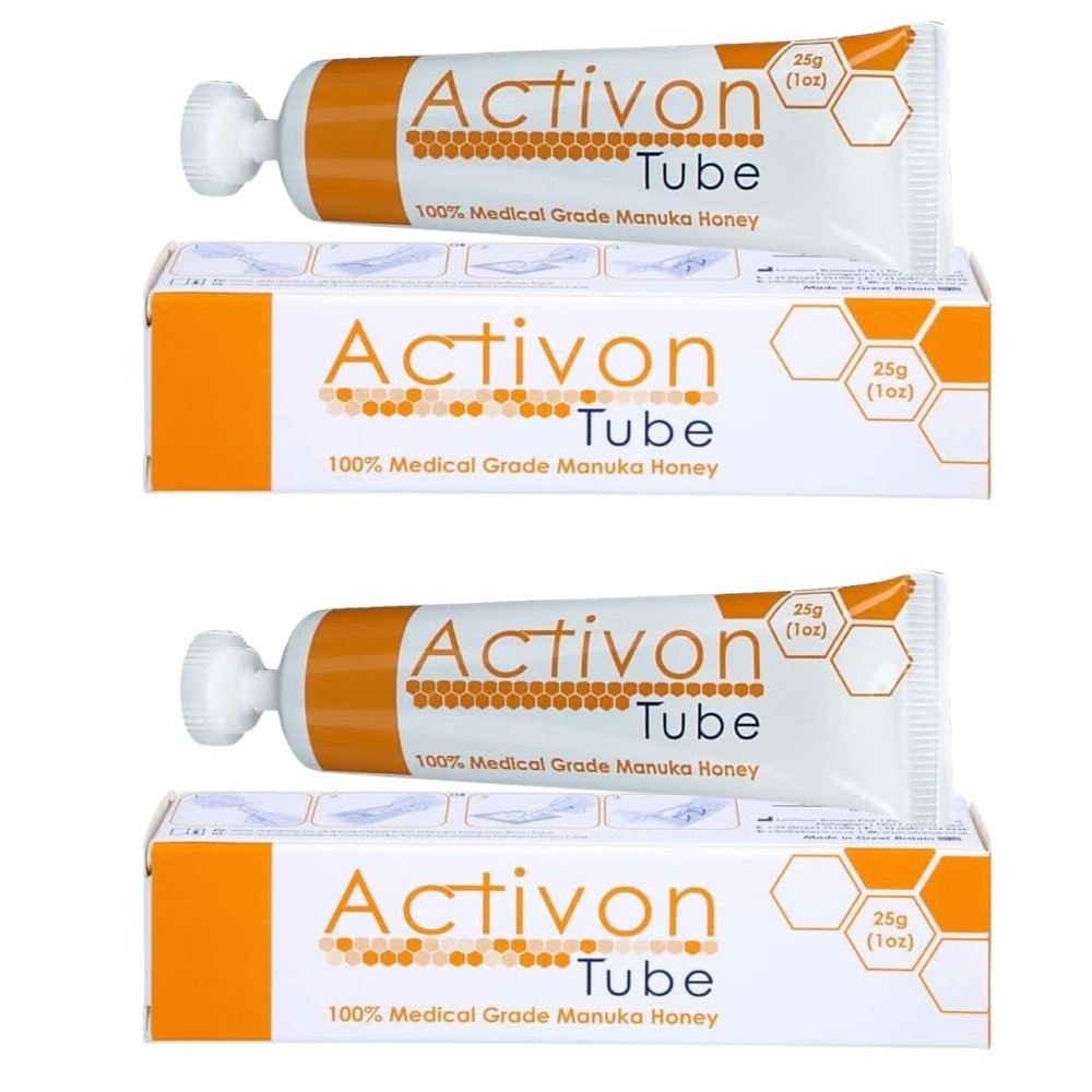2 PACK - Medical Grade 100% Manuka Honey Gel Tube Natural Healing of Wounds 25g/1oz