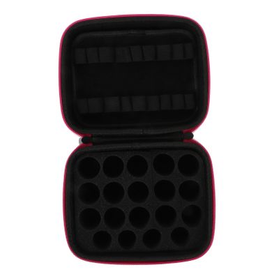 Didiseaon 1pc Essential Oil Storage Organizer Portable Carrying Case for Bottles and Shockproof for Travel and Home Use Rosy